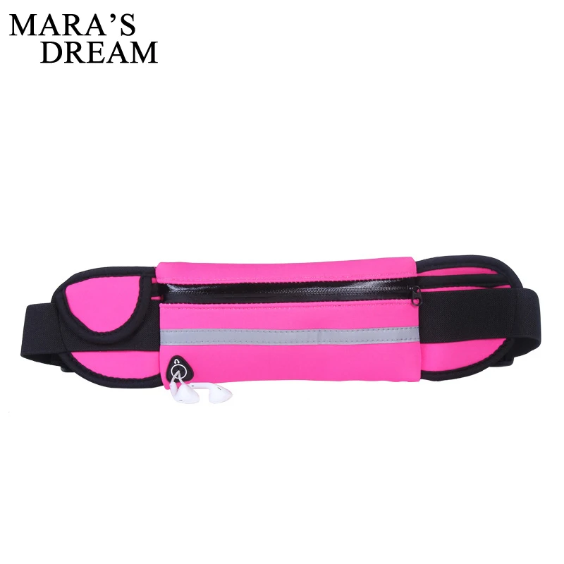 Mara мечта 2018 женские Модные Талия пакеты одноцветное Цвет молнии Пояс талии сумка поясная сумка путешествия мобильный телефон сумки