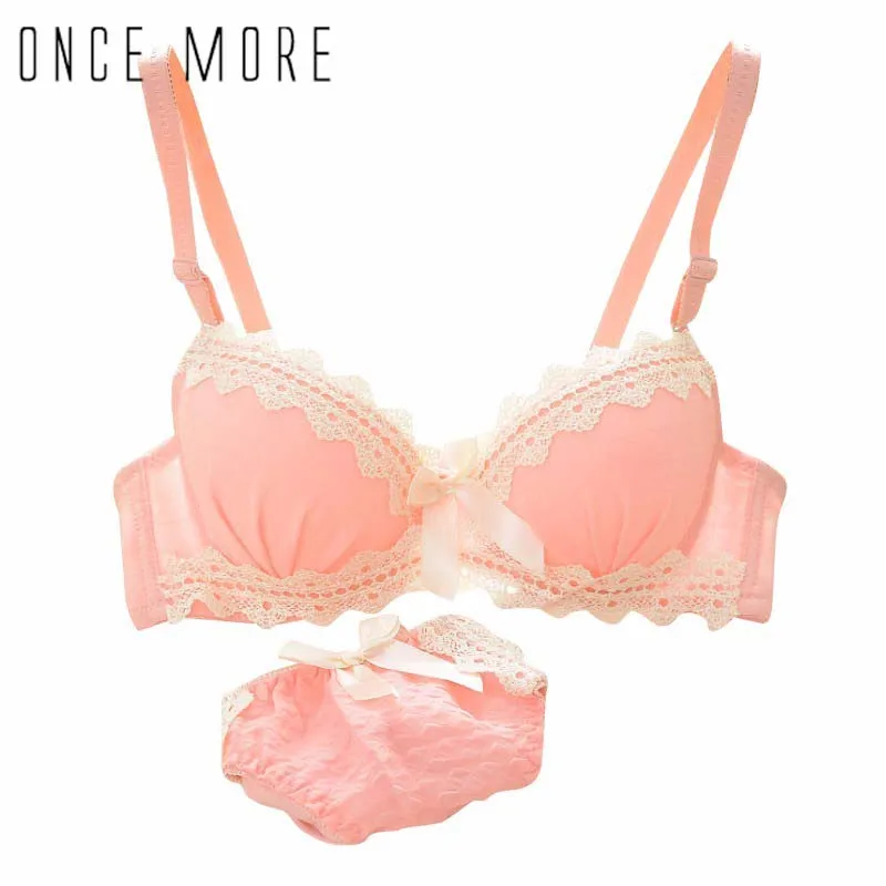 

Sexy Young Women Push-Up Padded Bra Set Lingerie Underwear Brassiere&Panties Suit 2 Pcs