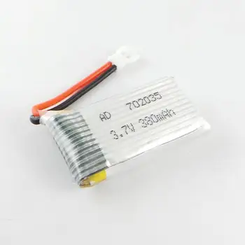 

Brown aeromoing remote control aircraft four aircraft of 702035 3.7V 380mAh 25C lithium battery Rechargeable Li-ion Cell