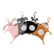 Baby Hand Soothing Towel Soft Cartoon Animal Shape Soothe Towel Security Blanket Newborn Educational Plush