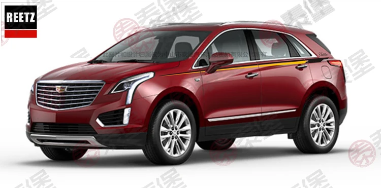 Taiyao автомобильный стильный, для спортивного автомобиля стикер для Cadillac XT5 автомобильные аксессуары и отличительные знаки авто стикер