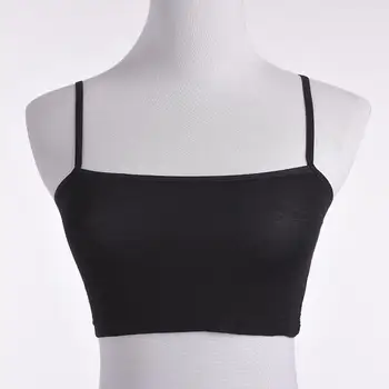 

Hot Summer Women Cotton Tank Crop Tops Slim Cute Tops Short Fitting Vest Lace Butterfly Sling Bottoming Camis White Black Colors