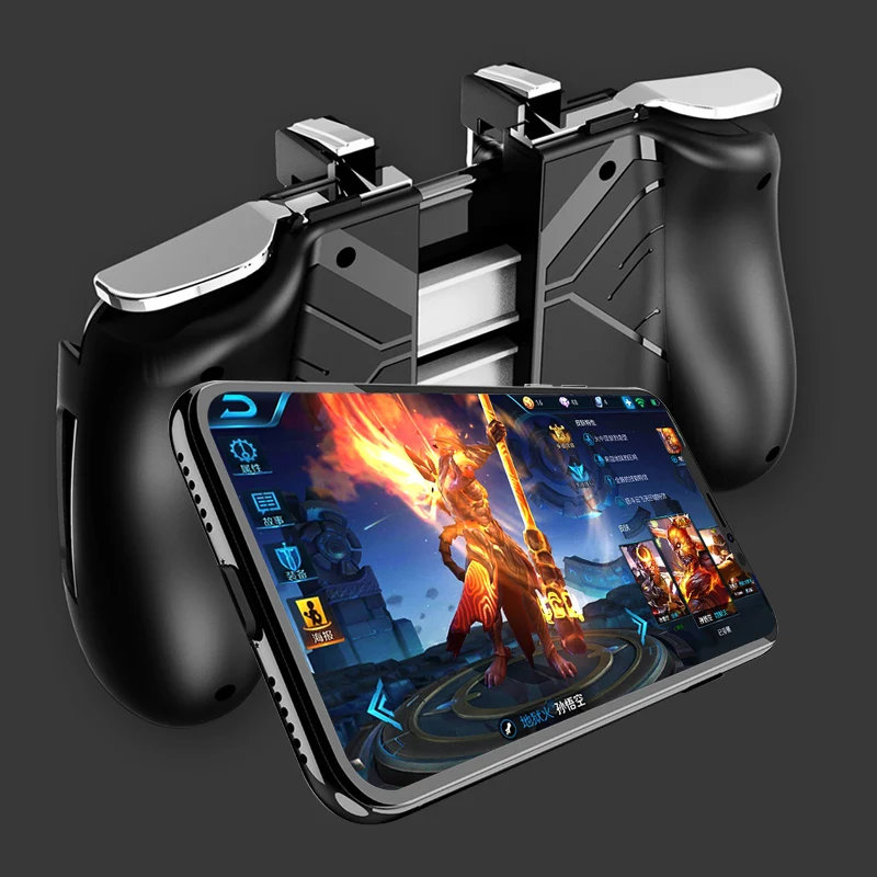 PUBG Mobile Gamepads With High sensitive For Mobile Gaming PUBG Controller Gamepads Joystick Metal Handle Gamepads L1 R1 Trigger
