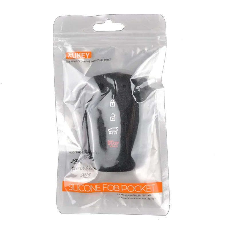 For Hyundai Kona 4 Button Silicone Remote Flip Car Key Case Fob Cover Protector