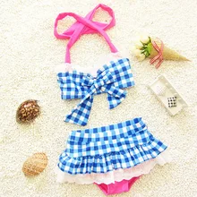 Высокое качество! Новинка года; Лидер продаж; детский купальный костюм; одежда для купания для маленьких девочек; детское бикини в клетку с героями мультфильмов; пляжная одежда; купальный костюм из двух предметов