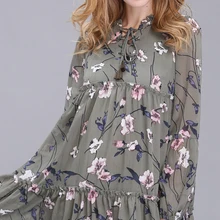 ElaCentelha Women Summer Autumn Dress Tops Print Floral Woman Dress Ethnic Plus Size Loose Bandage Boho Vintage Causal Dresses