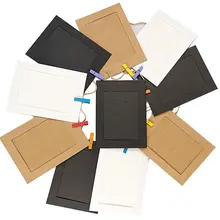 10 шт./партия 6 дюймов DIY настенная однотонная бумажная фоторамка для картин J& Y Art домашний декор JY-332