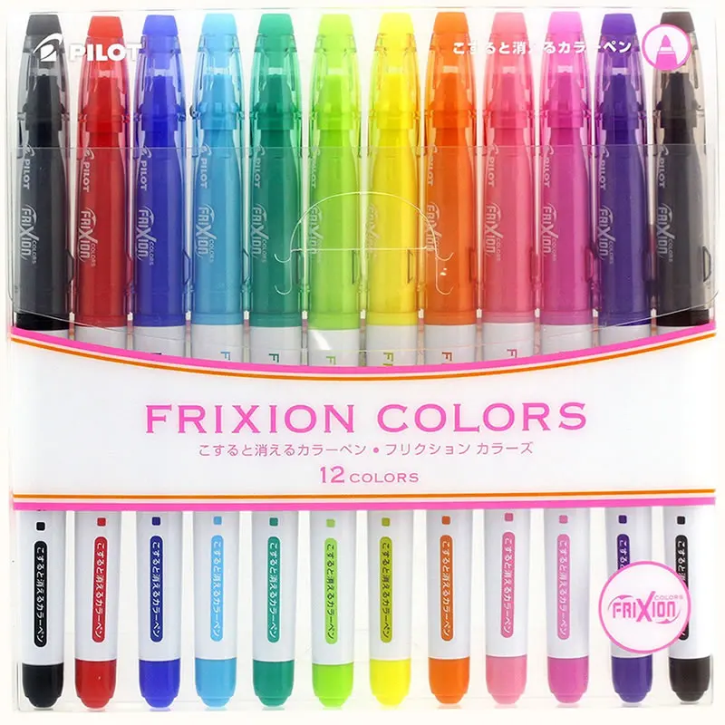 

6pcs 12pcs Japan Pilot Erasable Water Color Pen FRIXION COLORS Pens mark pen Kawaii Art school supplies kawaii stationery