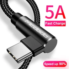 Mcdodo usb type-C кабель 5А для быстрой зарядки type-C кабель для синхронизации данных для samsung S9 Nexus 6P 5X huawei Xiaomi USB C кабель