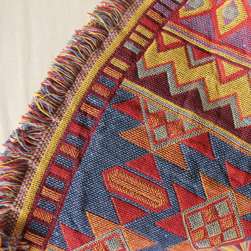 ESSIE домашний ковер килим для дивана гостиной спальни ковер окрашенный в пряже диван одеяло турецкое этническое покрывало с узором гобелен