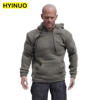 

3 Colors 1/6 Scale Men's Hooded Sweater Male Pullover Boy Sweatshirt Coat Clothes Clothing Set For 12" Action Figure Male Body