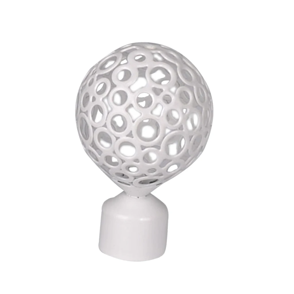 1 Piece Retro Window Drapes Curtain Pole Rod Finials Ends Heads 28mm, 14 Styles Available