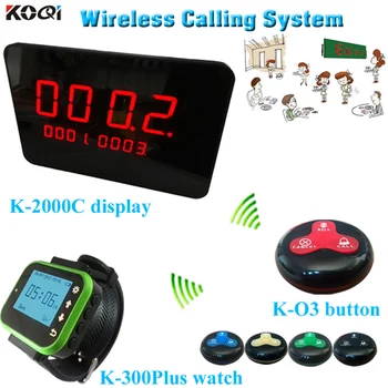 

Business service 1 display receiver and 3 vibrating and flashing pagers and 20 waiter buzzers for paging transmitter system
