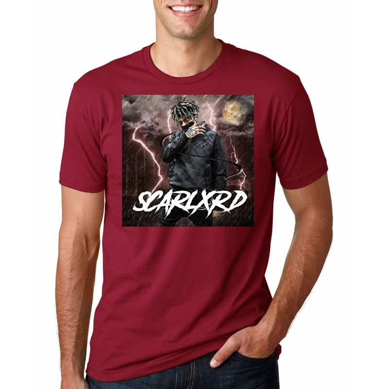 

T-Shirt Men Funy tshirt Scarlxrd # 2 Short Sleeve O-Neck Tops Tee men t shirt