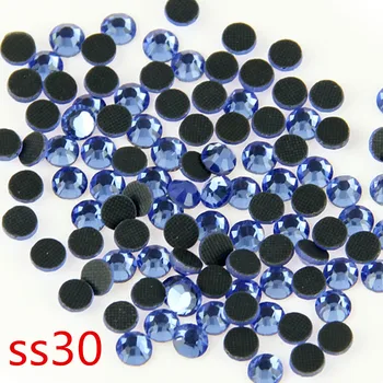 

Flat Rhinestone SS30 Lt.Sapphire 40 Gross Machine Cut Hot Fix Stones Hot Fix Rhinestone Motif Designs