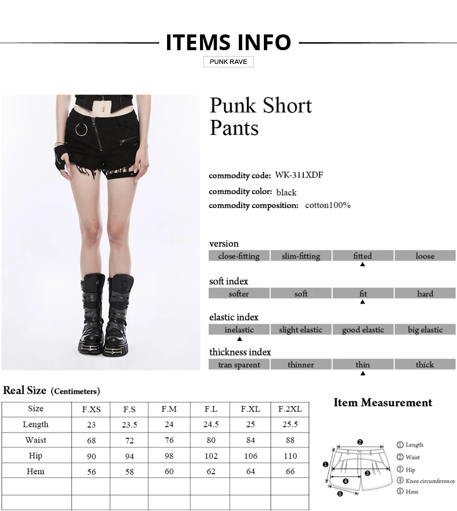 Панк РЕЙВ панк заклепки черные сексуальные девушки щеткой джинсовые шорты женские Рок Короткие брюки хлопок выдалбливают рваные джинсы хараюку