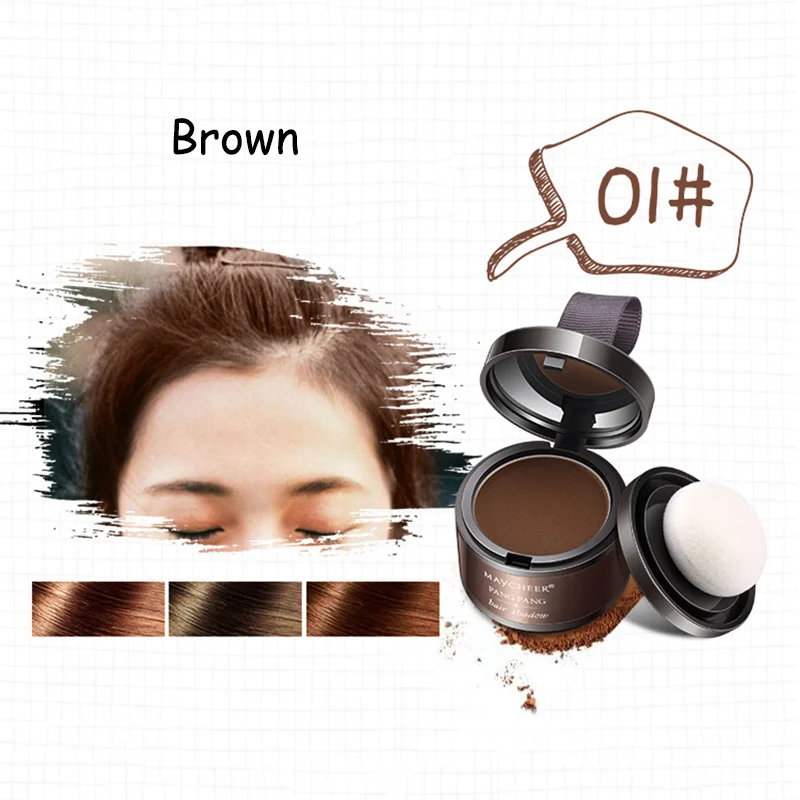 01 Hairline Shadow Powder 4 цвета быстрый ремонт волос слоеное наполнение тонких волос KG66 - Цвет: 01