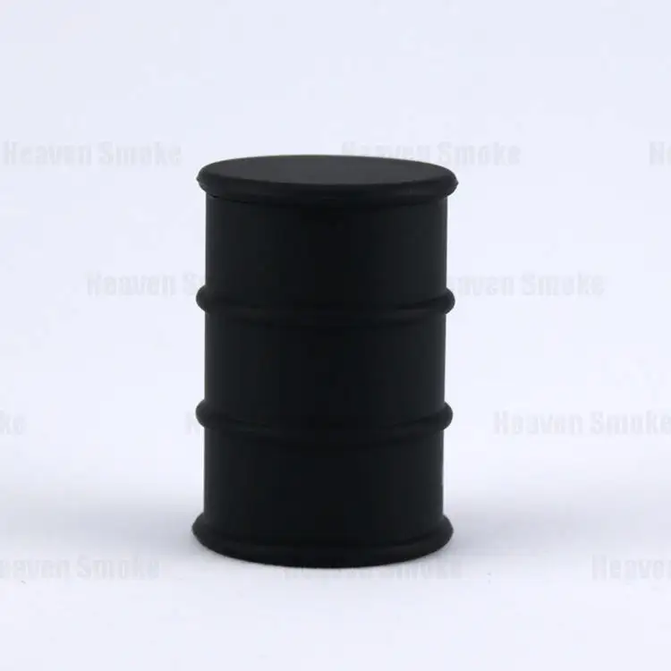 1 комплект* 26 мл баррель силиконовый контейнер для парафинового масла не радио антенна BHO банки для концентрата+ металл инструмент для нанесения мазков+ диаметром 6,1 ''круглый силиконовый коврик - Цвет: black