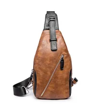 Мужские кожаные сумки водонепроницаемые через плечо Твердые нагрудная сумка для мужская кофта кэжуал вечерние сумки через плечо модная мужская дорожная сумка