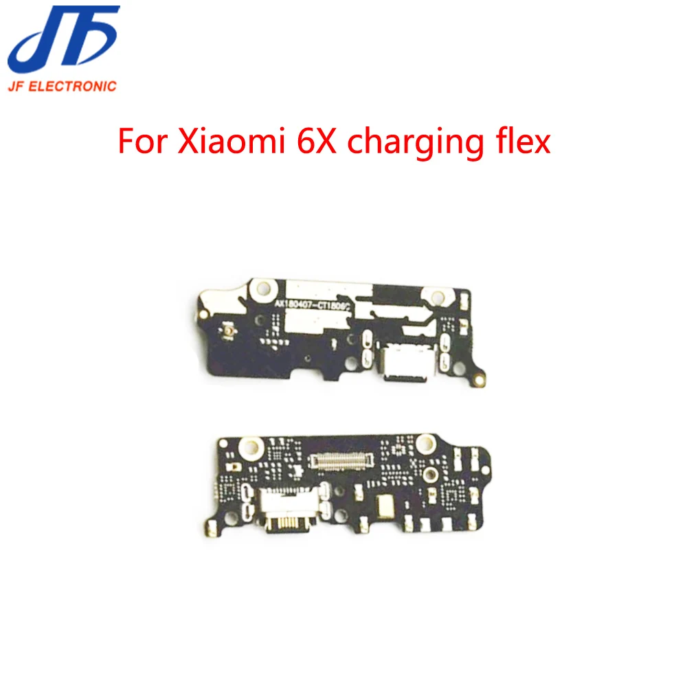 Для Xiao mi 6X mi 6X mi 6X микрофонный модуль+ зарядка через usb Нижняя плата гибкий кабель соединительные детали 10 шт./партия
