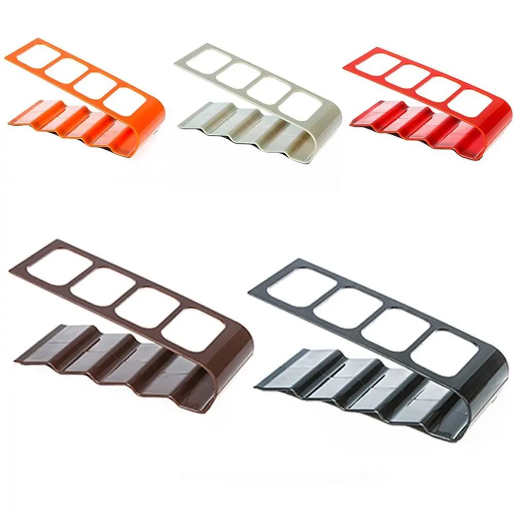 

1Pc Remote Control Holder 4 Slots Plastic TV DVD Stereo Stand Storage Caddy Practical Organizer Box Home Storage Organiser