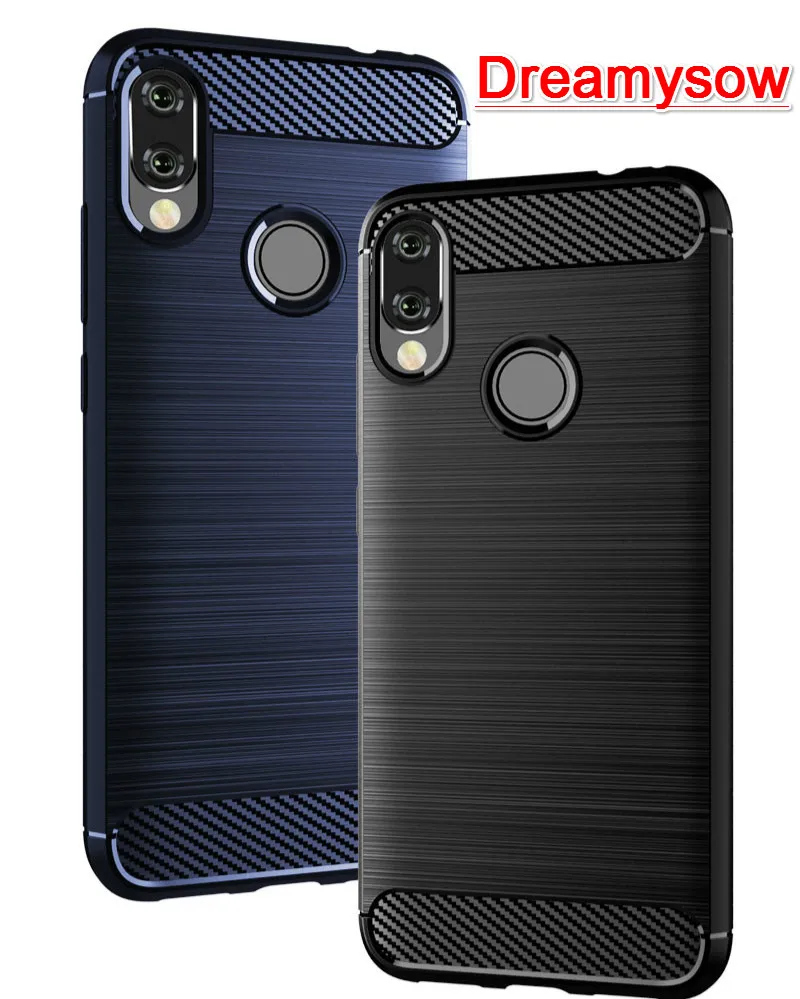

Carbon Fiber Phone Cases for Xiaomi Mi 9 8 A2 lite Redmi Y3 7 Note 7 6 5 Pro 6A 6Pro 5Plus Soft TPU Silicone Brushed Back Cover