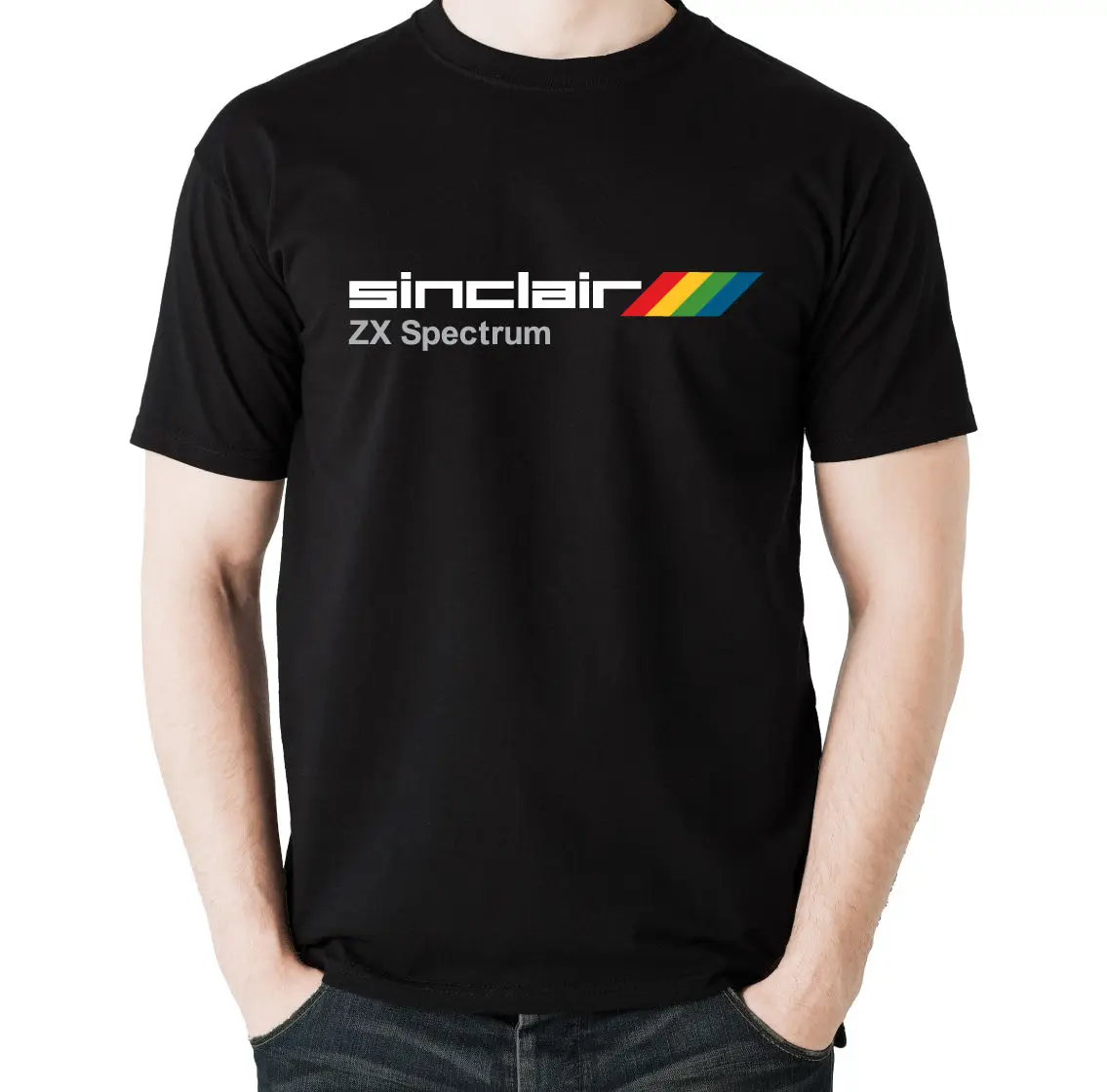 

Tee Shirts Personality Inspired By Sinclair Zx Spectrum Gray Men T-Shirt Full T Shirt For Mens