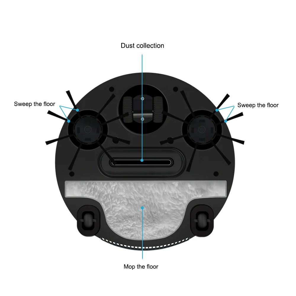 Перезаряжаемый робот-пылесос, умный подметальный робот-пол, пылеуловитель грязи, автоматический очиститель, Электрический Интеллектуальный очиститель