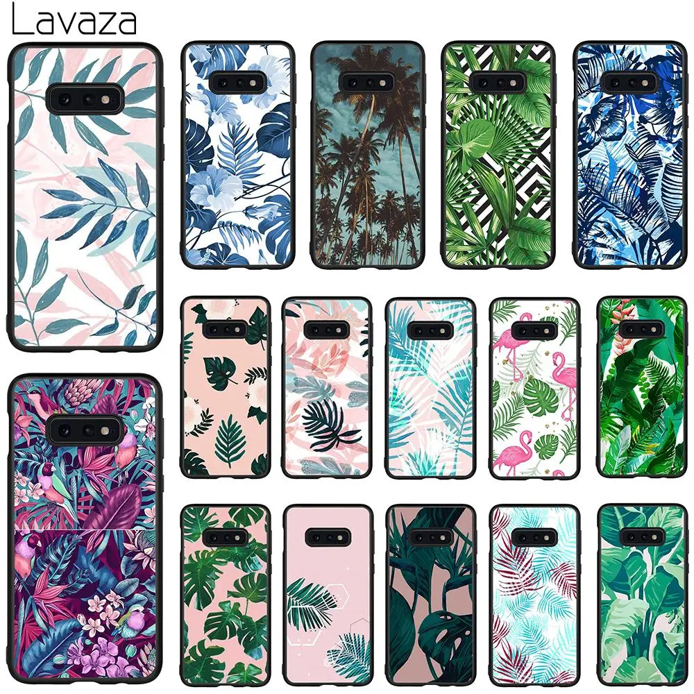 Мягкий чехол Lavaza Tropical Theme для Galaxy Note 8 9 S7 edge S8 S9 S10 Plus S10e M10 20 30 |