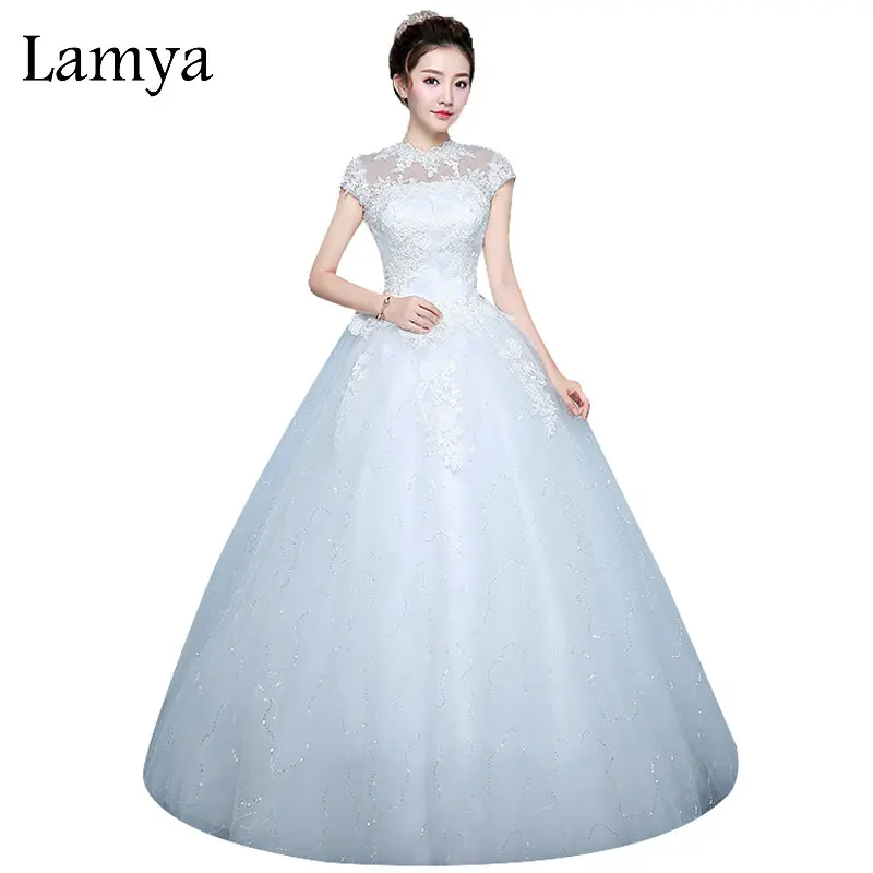 Lamya Extra Large Size Fashion Womens Wedding Dress Cut Out Red