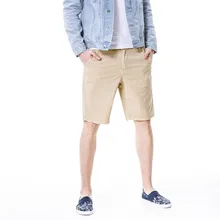 Мужские модные повседневные однотонные пляжные рабочие брюки карго бежевого цвета пляжные спортивные шорты для боевой тренировки W30418