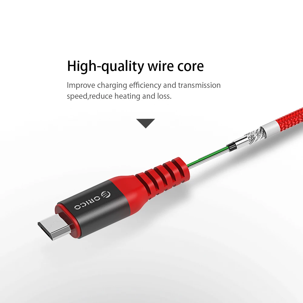 Кабель ORICO Micro-USB-A, 3 фута, кабель для быстрой зарядки и синхронизации данных, для Android, смартфона, планшета, для Android, смартфона, 1 м