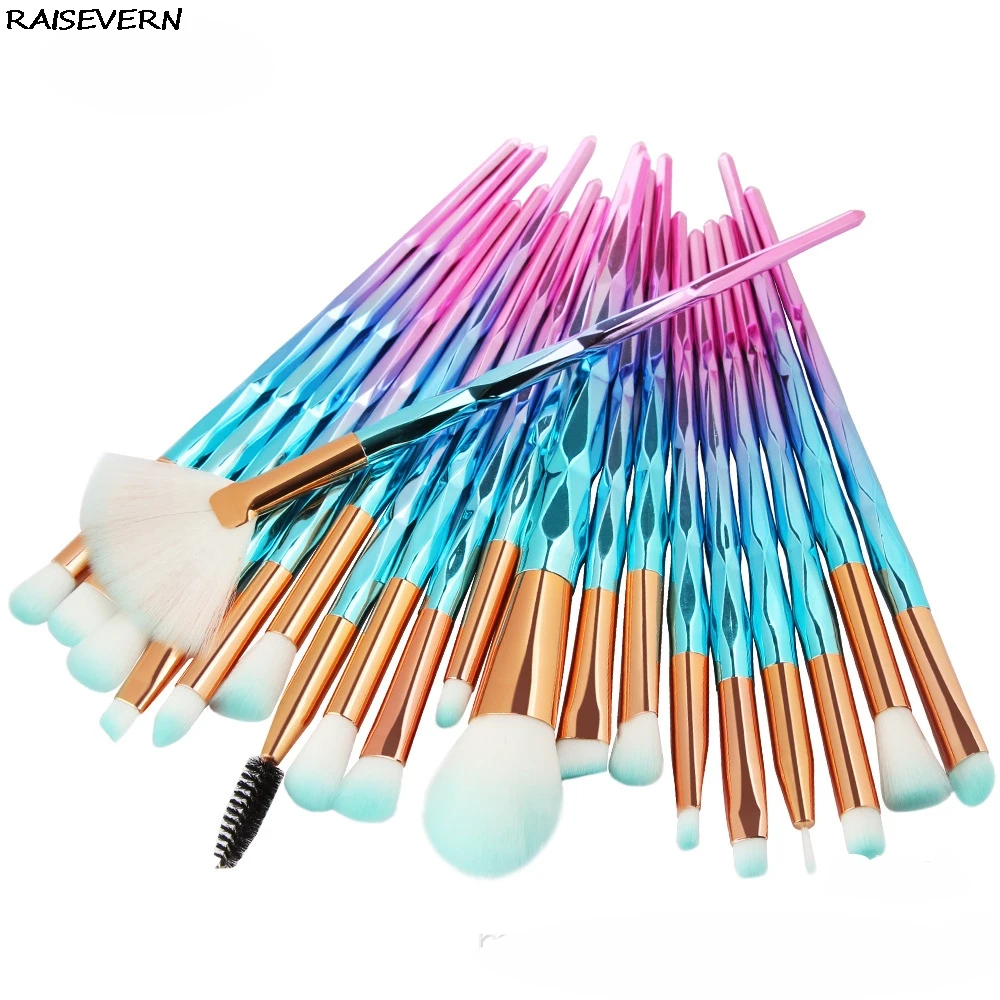 

20PCS Makeup Brushes Set Powder Foundation Eyeshadow Eyeliner Lip Concealer Cosmetic Brush kit pincel maquiagem Make Up Tools