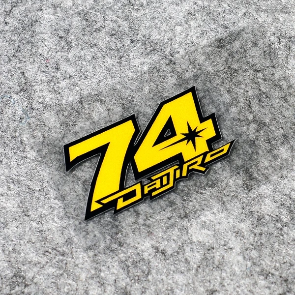 

Car Stickers Helmet Motorcycle Vinyl Decals Bike Phone Bumpers for DAIJIRO 74 6x3cm