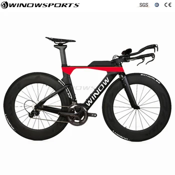 

2019 Aero time trial bicycle full triathlon TT bike 22 speed 105/UT R8000 Groupset Racing tt bicycle size 48/51/54cm available