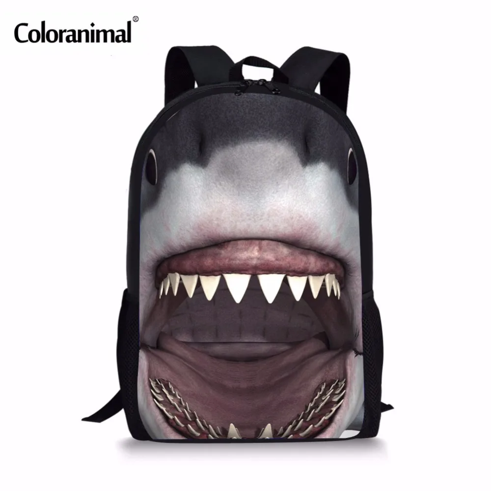 

Coloranimal Shark School Bags for Girls 3D Animal Blue Dolphin Backpack Primary Students Children Schoolbag Kids Bookbag Mochila