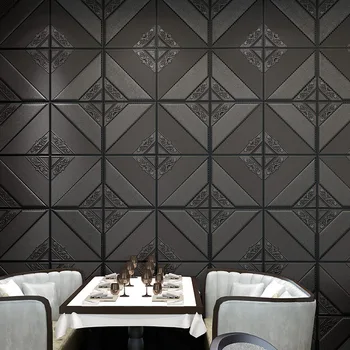 

Chinese knot 3d wall sticker Self-adhesive waterproof Children's room Collision avoidance Sound insulation background wallpaper