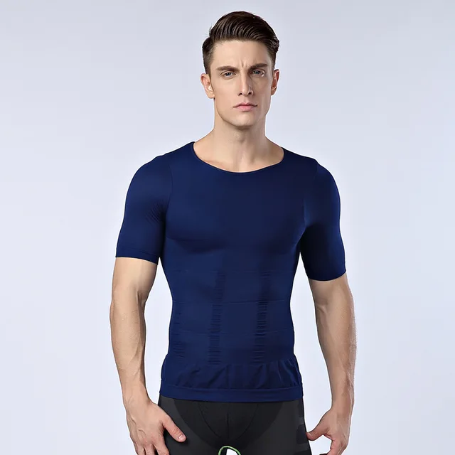 Buy mens posture corrector t shirt tight chest shaper