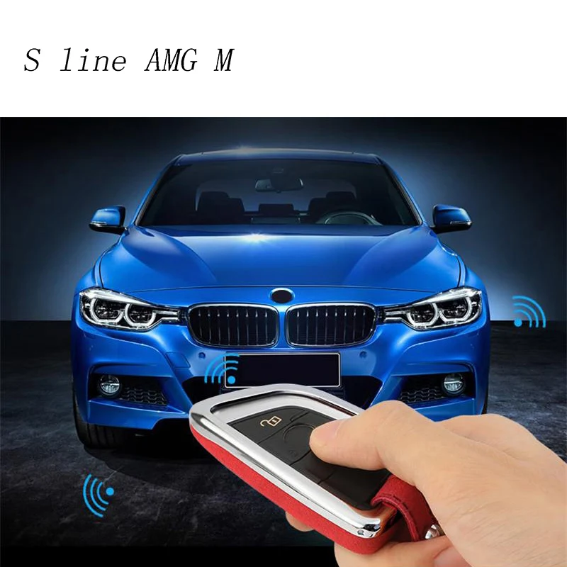  Car Styling Key Rings Protection Cover Stickers For BMW X1 x5 x6 F15 F16 E84 G10 G30 G38 Protect Sh