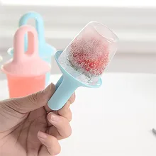 Портативный лед на палочке чехол форма DIY Opsicle форма для мороженого с крышкой для улицы при гололеде куб несущей формы летнее охлаждение десерт распродажа# YL