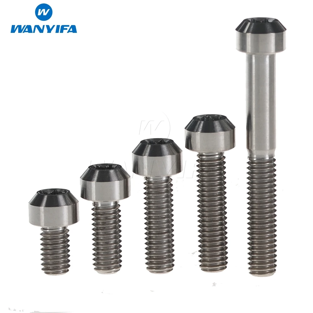 

Wanyifa Titanium Torx Head M6 x 10 15 20 25 30 35 40 45 50 60 65mm Bicycle Motorcycle Brake Headset Bolt