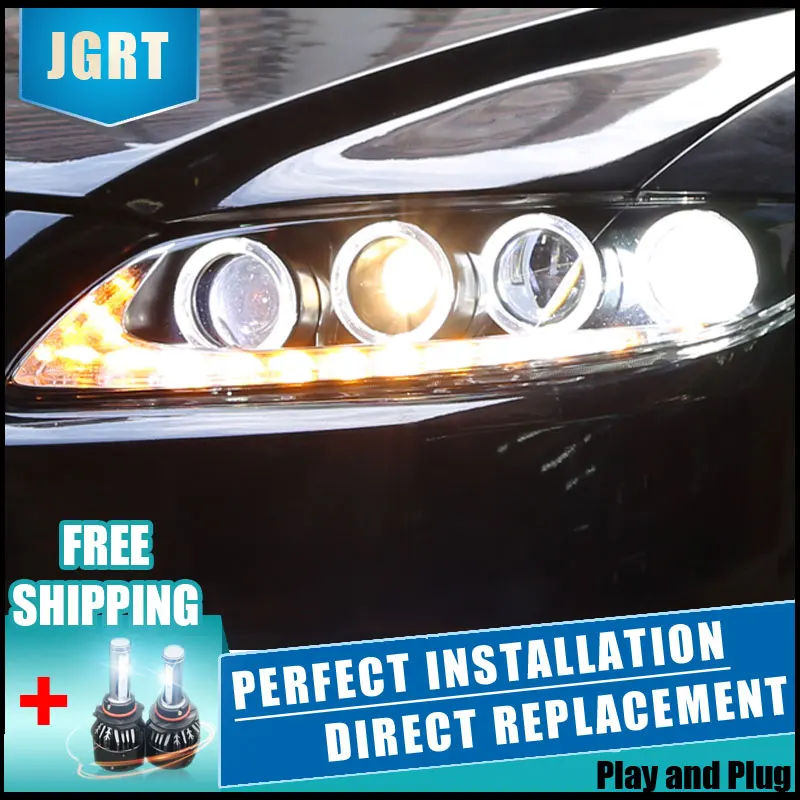  2PCS LED Headlights For Mazda 6 2003-2014 Car Led Lights Double Xenon Lens Car Accessories Daytime  - 32903976582