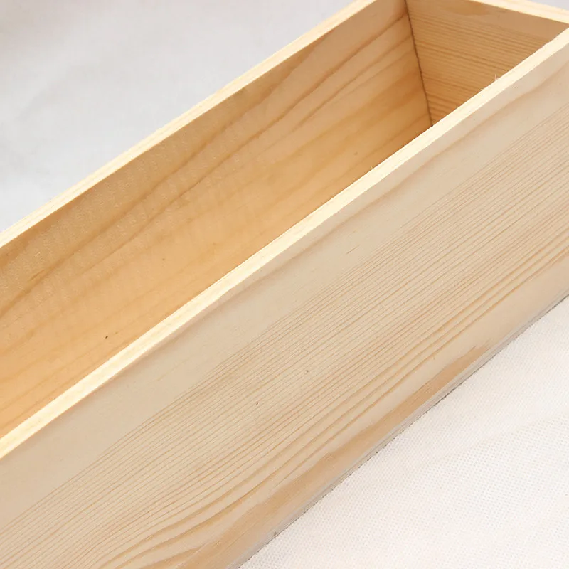 Главная твердой древесины прямоугольная коробка для хранения