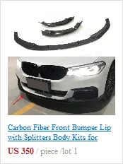 5 серии углеродное волокно/ABS задний диффузор для губ для BMW G30 G31 G38 M Tech M Sport плавники Акула Стиль Бампер протектор