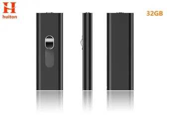 

Newest 32GB micro voice recorder metal material with two USB slots long time record check all files by Android smart phone UR-26