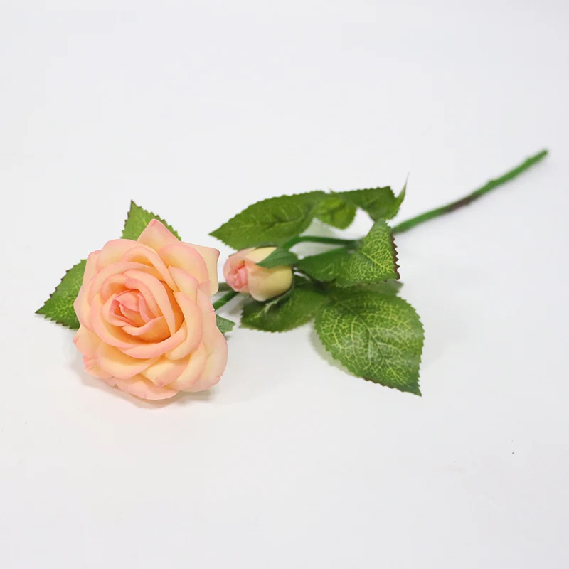 Искусственный Голубь из латекса, розы, цветы для свадьбы, настоящие на ощупь, розы, украшения для дома, товары для свадебной вечеринки - Цвет: C