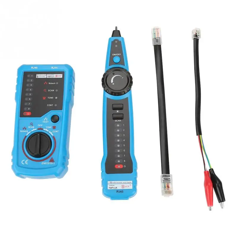 

BSIDE FWT11 Handheld RJ11 RJ45 Telephone Wire Tracker Ethernet LAN Network Cable Detector