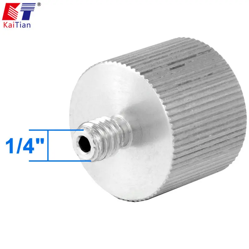 

Kaitian Tripod Conversion Connector 1/4 Inch and 5/8 Inch Extension Rod for 5 Lines 6 Points Cross Line Laser Levels
