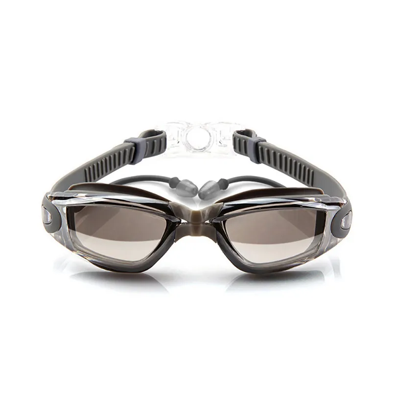 Comfortable Swimming Goggles Anti-fog Swimming Goggles Men Women Adult Swimming Glasses With Ear Plug #2y17  (3)