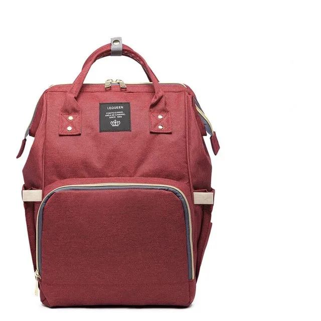Брендовая дизайнерская сумка-подгузник для ухода за ребенком для мамы, большой емкости, Детская сухая влажная сумка, рюкзак для путешествий, сумка для кормления, подгузник MA005 - Цвет: D